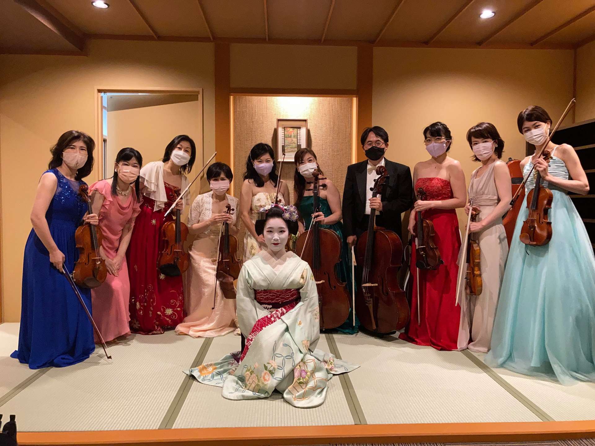 おごと温泉びわ湖花街道でのコンサート ヴィヴァルディ四季と祇園小唄